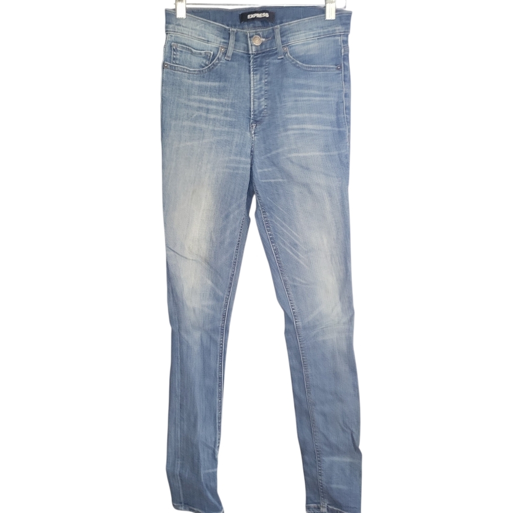 Express Denim Leggings Blue sz 6R